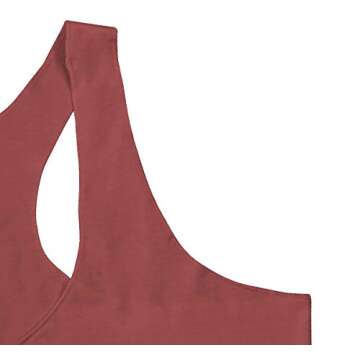 Wildflower Tank Tops Women Cute Flowers Graphic Tee Camis Loose Workout Yoga Muscle Tops(Red, XL)