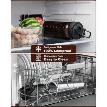 VA1KENE Cold Brew Coffee Maker 64oz, Iced Coffee Maker with 304 Stainless Steel Filter, Mason Jar Pitcher with Lid and Spout (Black)