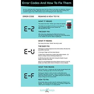 KETO-MOJO Blood Glucose Test Strips, Precision Sugar Measurement for Diabetics, Monitor Your Diabetes & Ketogenic Low Carb Diet and Nutritional Ketosis, 50 Strips Work only in Keto-MOJO Meters