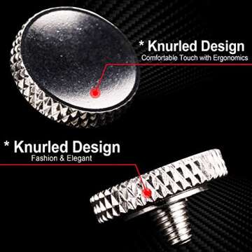Camera Shutter Button (2 Pack/Silver) Upscale and Delicate Soft Shutter Release Button