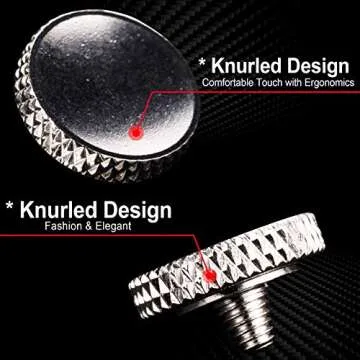 Camera Shutter Button (2 Pack/Silver) Upscale and Delicate Soft Shutter Release Button