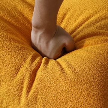 TIFLON Fireside Teddy Velvet Lounge Chair for Cozy Spaces