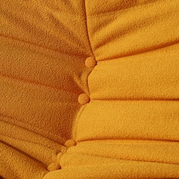 TIFLON Fireside Teddy Velvet Lounge Chair for Cozy Spaces