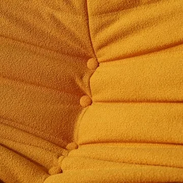 TIFLON Fireside Teddy Velvet Lounge Chair for Cozy Spaces