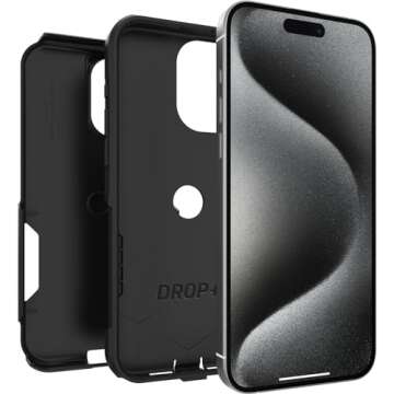 OtterBox iPhone 15 Pro MAX Commuter Series Case Black