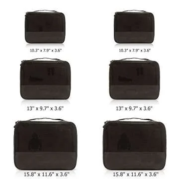 DoubleTrip Packing Cubes for Travel Accessories Luggage Organizer Bag Set Clothes Carry on Suitcase ...