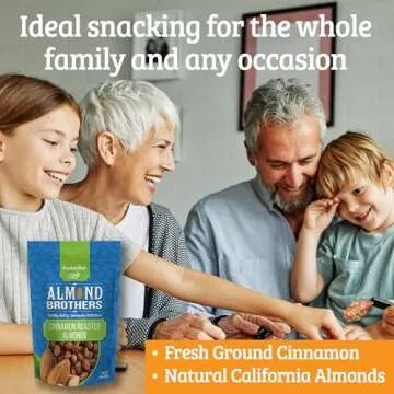 Delicious Hand Crafted Cinnamon Almonds - 2 Pound Pack