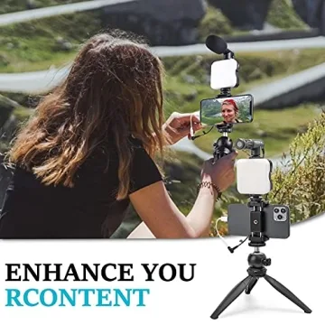 BESSDOMM Smartphone Video Kit for Vlogging and Streaming
