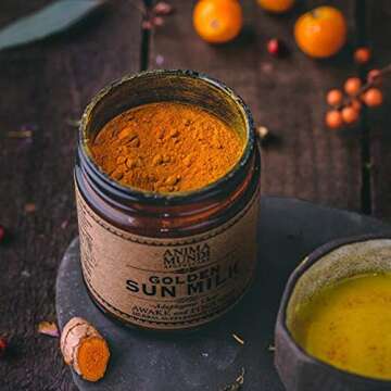 Anima Mundi Golden Sun Milk Energizing Powder with Turmeric