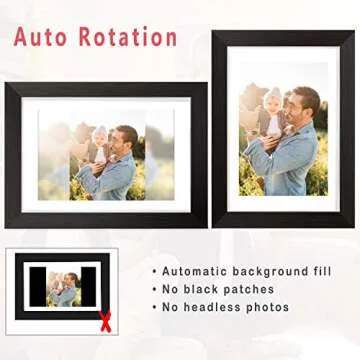 AEEZO WiFi Digital Picture Frame 10.1 Inch IPS Touch Screen