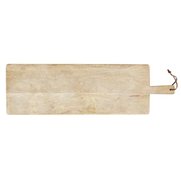 Santa Barbara Design Studio TableSugar Mango Wood Plank Charcuterie Board 40 x 12-Inch Natural