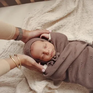 Organic Cotton Baby Swaddle Blanket Ideal for Infants