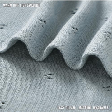 Organic Cotton Baby Swaddle Blanket Ideal for Infants