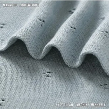 Organic Cotton Baby Swaddle Blanket Ideal for Infants