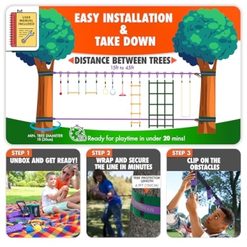 Ninja Warrior Obstacle Course for Kids Adventure Fun