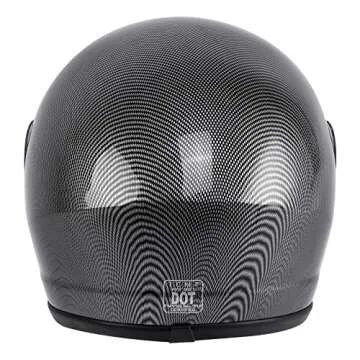 XFMT DOT Adult Motorcycle Flip Up Full Face Helmet Street Dirt Bike ATV Helmets (Carbon Fiber, X-Large)