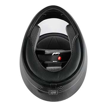 XFMT DOT Adult Motorcycle Flip Up Full Face Helmet Street Dirt Bike ATV Helmets (Carbon Fiber, X-Large)