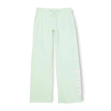 Victoria's Secret Women's PINK Logo Heritage Sweatpants, Womens Sweatpants, Light Green, (M)
