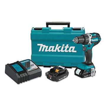 Makita XFD12R 18V LXT® Lithium-Ion Compact Brushless Cordless 1/2" Driver-Drill Kit (2.0Ah)
