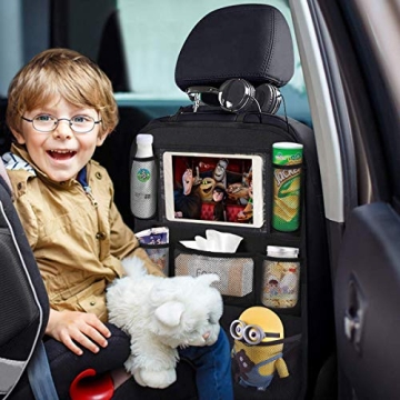 ONE PIX Backseat Organizer with Tablet Holder for Families
