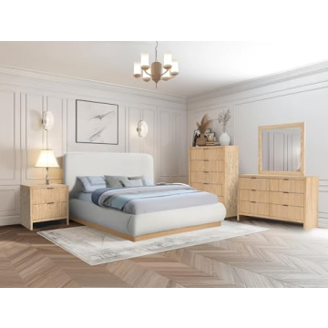 Art Deco Night Stand by Meridian Furniture - Unique & Elegant