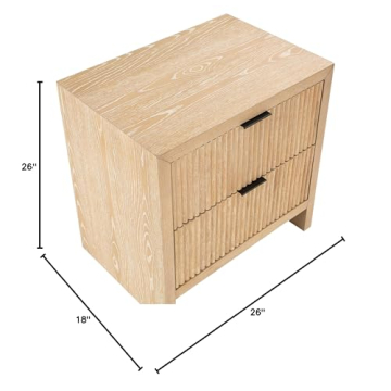 Art Deco Night Stand by Meridian Furniture - Unique & Elegant