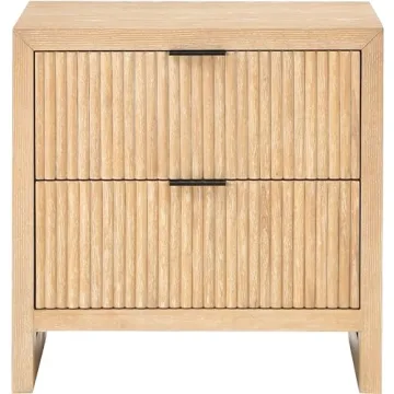 Art Deco Night Stand by Meridian Furniture - Unique & Elegant