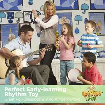 Funky Egg Musical Handmade Shakers Maracas for Kids 4 -Pack Natural, Wooden Egg Fillers Percussion Instruments - Montessori Sound Making Shakers - Sensory for Girls, Boys