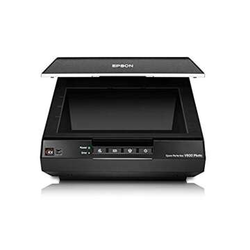 Epson Perfection V600 Photo Wired USB Connectivity Color Scanner - 6400 x 9600 dpi, Enlargements up ...