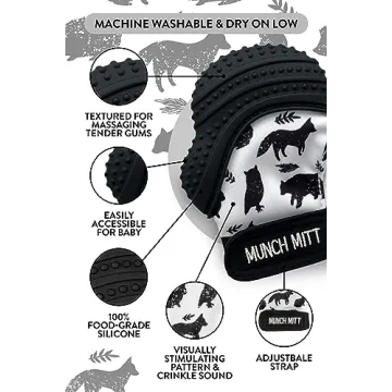 Malarkey Kids Teething Mitten - Relieve Teething Pain Safely