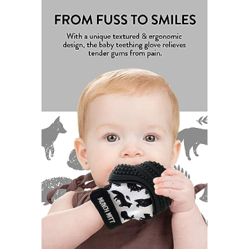 Malarkey Kids Teething Mitten - Relieve Teething Pain Safely