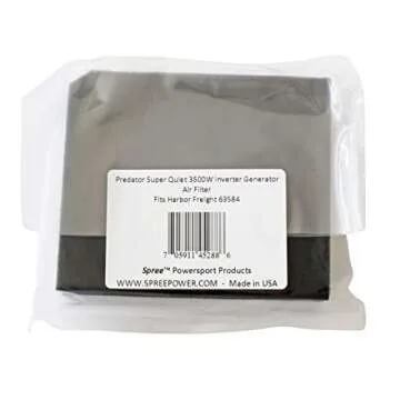 Spree Air Filter for Harbor Freight Predator Super Quiet 3500W Generator
