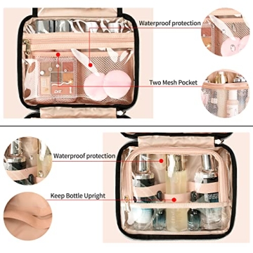 CUBETASTIC Travel Toiletry Bag for Women - Stylish & Functional