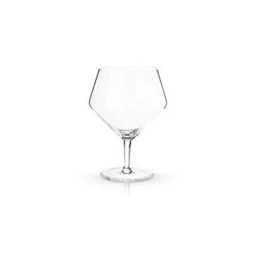 Viski Angled Stemmed Gin & Tonic Glasses for Cocktail Lovers