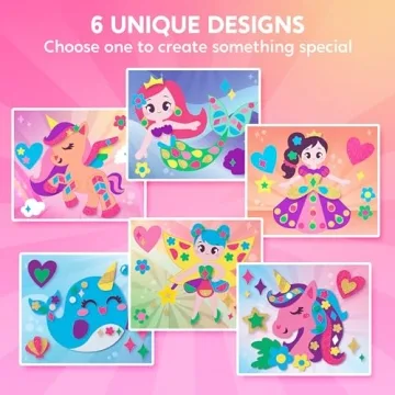 Klever Kits Foam Art Kit for Kids - 800+ Stickers & Art Boards