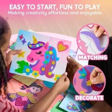 Klever Kits Foam Art Kit for Kids - 800+ Stickers & Art Boards