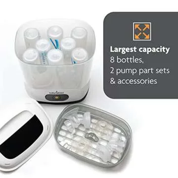 Baby Brezza 4 in 1 Baby Bottle Sterilizer for Safe Feeding