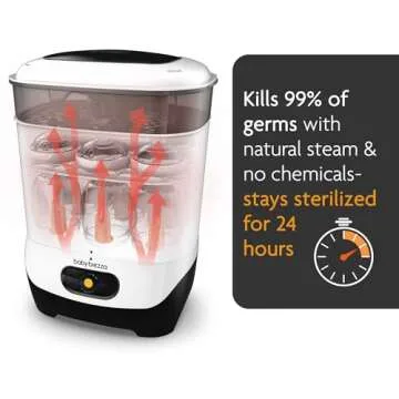 Baby Brezza 4 in 1 Baby Bottle Sterilizer for Safe Feeding