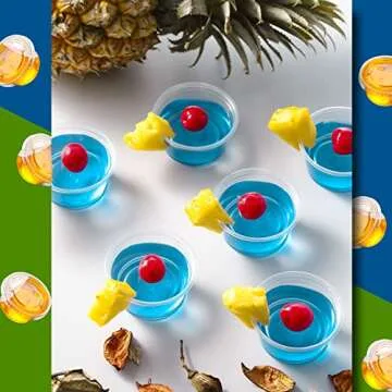 VITEVER 130 sets - 2 oz Jello Shot Cups, Small Plastic Containers with Lids, Airtight and Stackable Portion Cups, Salad Dressing Container, Dipping Sauce Cups, Condiment Cups