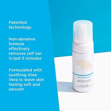 Bondi Sands Self Tan Eraser, Moisturizing, Cleansing, Gentle Formula Removes Self-Tanner and Preps Skin for Reapplication, Vegan + Cruelty-Free