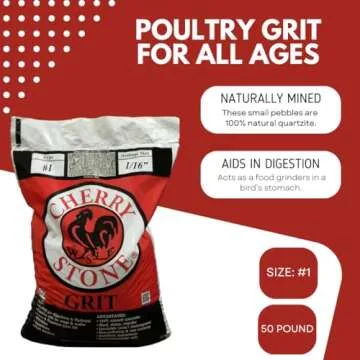 Cherry Stone Poultry Grit for Healthy Chickens and Turkeys