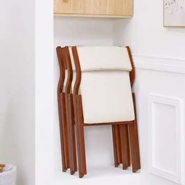 Ball & Cast Cream White Folding Chairs Set of 2