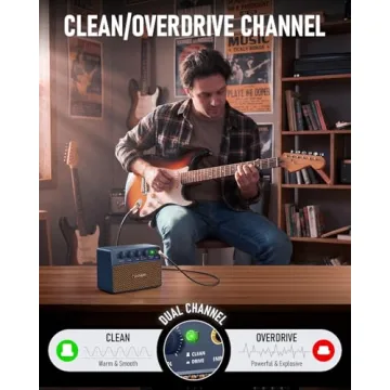 Flatsons FBA-10 Mini Guitar Amplifier - Portable & Versatile