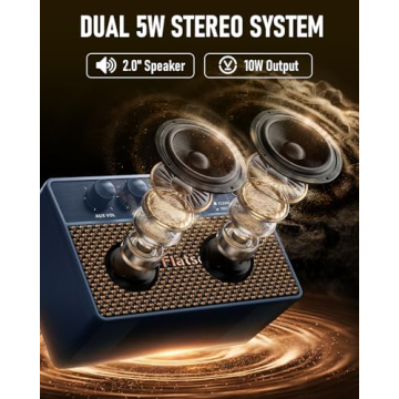 Flatsons FBA-10 Mini Guitar Amplifier - Portable & Versatile