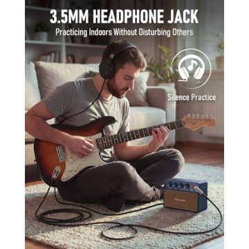 Flatsons FBA-10 Mini Guitar Amplifier - Portable & Versatile