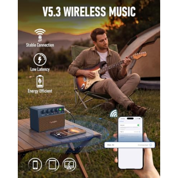 Flatsons FBA-10 Mini Guitar Amplifier - Portable & Versatile