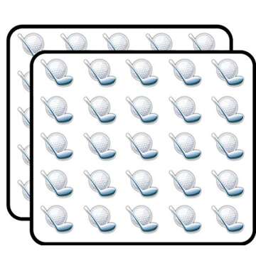 Golf Sport Accessories Art Decor Sticker for Scrapbooking, Calendars, Arts, Kids DIY Crafts, Album, ...