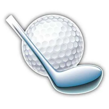 Golf Sport Accessories Art Decor Sticker for Scrapbooking, Calendars, Arts, Kids DIY Crafts, Album, Bullet Journals 50 Pack