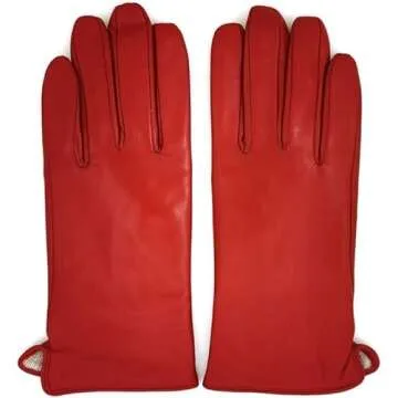 ZLUXURQ Touchscreen Cashmere Gloves for Women