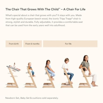 Stokke Tripp Trapp Chair - Adjustable for All Ages
